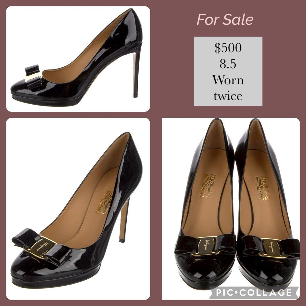 Black Ferragamo Heels